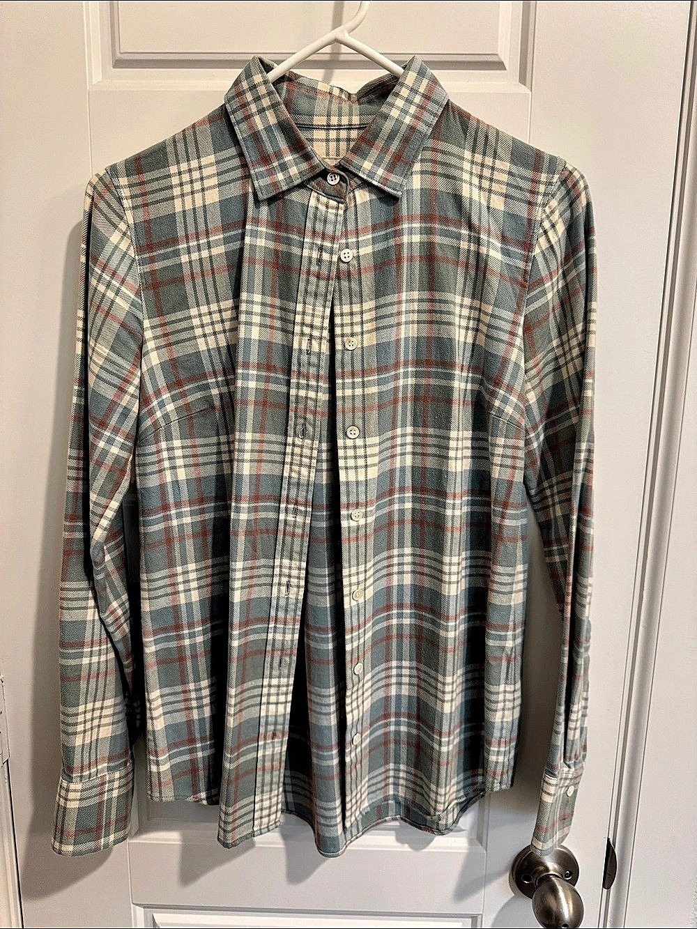 J.Crew The Boy Shirt Plaid Cotton Button Down Size 0